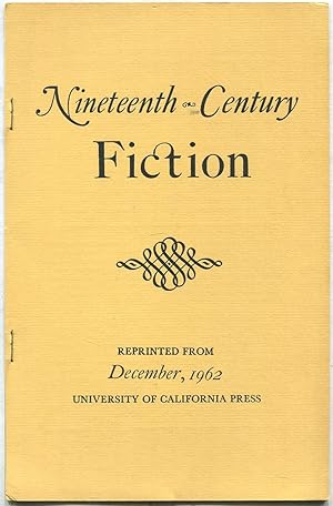 Bild des Verkufers fr Nineteenth-Century Fiction Reprinted from December, 1962 University of California Press zum Verkauf von Between the Covers-Rare Books, Inc. ABAA