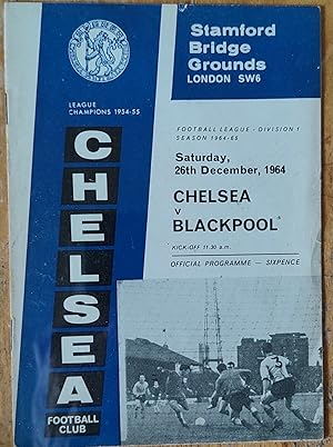 Chelsea v Blackpool, 26th December 1964