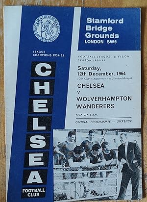 Chelsea v Wolverhampton Wanderers, 12th December, 1964