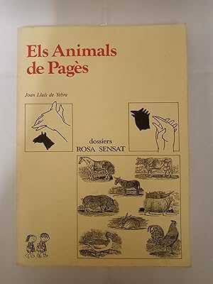 Imagen del vendedor de ELS ANIMALS DE PAGES, dossiers Rosa Sensat - 1 EDICIO a la venta por Gibbon Libreria