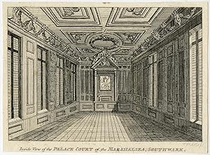 Antique Print-ARCHITECTURE-MARSHALSEA PALACE-SOUTHWARK-LONDON-Prattent-ca. 1800
