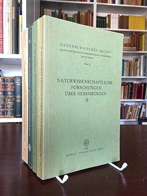 Seller image for Naturwissenschaftliche Forschungen ber Siebenbrgen, Band 1 - 4. (= Siebenbrgisches Archiv, Band 14, 18, 20, 25). for sale by Antiquariat Seibold