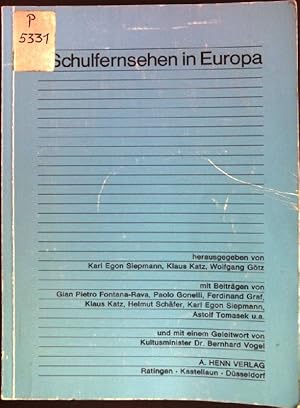 Bild des Verkufers fr Schulfernsehen in Europa. zum Verkauf von books4less (Versandantiquariat Petra Gros GmbH & Co. KG)