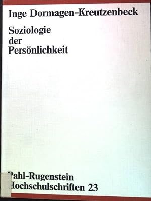 Immagine del venditore per Soziologie der Persnlichkeit. Probleme und Perspektiven der Soziologie der Persnlichkeit und ihrer Integration in eine synthetische Humanwissenschaft. Pahl-Rugenstein Hochschulschriften 23. venduto da books4less (Versandantiquariat Petra Gros GmbH & Co. KG)