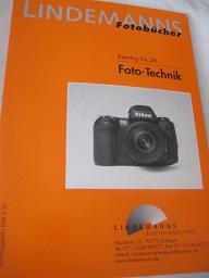 Lindemanns Fotobücher Katalog Nr.28 Foto-Technik