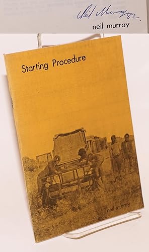 Starting Procedure: poems and prose (to be read aloud)