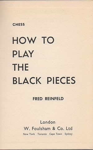 How to play the black pieces