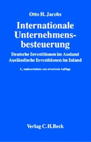 Immagine del venditore per Internationale Unternehmensbesteuerung venduto da Antiquariat Bookfarm