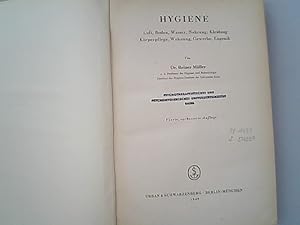 Hygiene. Luft, Boden, Wasser, Nahrung, Kleidung, Körperpflege, Wohnung, Gewerbe, Eugenik.