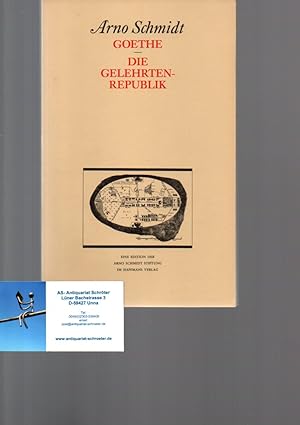 Imagen del vendedor de Goethe - Die Gelehrtenrepublik. Werke - Bargfelder Ausgabe - Studienausgabe. Werkgruppe I - Band 2.2. a la venta por Antiquariat Schrter -Uta-Janine Strmer