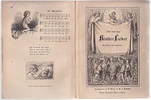 Imagen del vendedor de Alte und neue Kinder Lieder. Mit Bildern und Singweisen. a la venta por Antiquariat Krikl