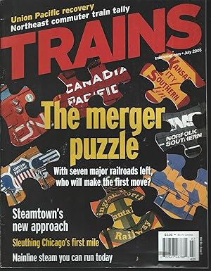 Bild des Verkufers fr Trains July 2005 "The Merger Puzzle" zum Verkauf von MyLibraryMarket