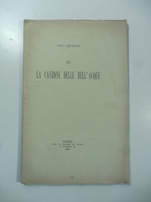 Per la canzone delle bell'acque