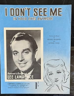 Imagen del vendedor de I Don't See Me In Your Eyes Anymore (song) a la venta por Shore Books