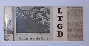 Seller image for Lullabies Twisters Gibbers Drags (A La Maniere de M Louis Moreau Gottschalk, Late of the City of New Orleans) the Macon County North Carolina Meshuga Sound Society - Jonathan Williams, Musical Director Presents (Jargon 61) for sale by David Bunnett Books