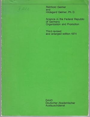 Immagine del venditore per Science in the Federal Republic of Germany. Organization and promotion venduto da Graphem. Kunst- und Buchantiquariat