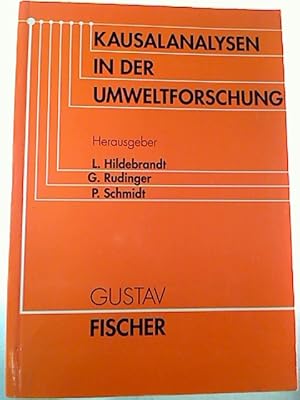 Kausalanalysen in der Umweltforschung. - Beiträge eines Methodenworkshops am Wissenschaftszentrum...