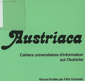 Immagine del venditore per "Les Marionnettes", une uvre fantastique de Lenau. Austriaca, Dcembre 1988 - numro 27. venduto da Antiquariat Bookfarm