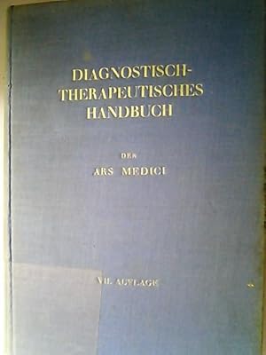 Bild des Verkufers fr Diagnostisch-therapeutisches Handbuch. zum Verkauf von Antiquariat Bookfarm