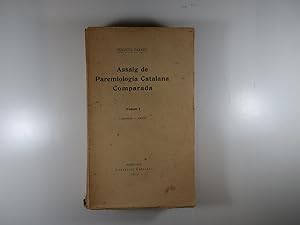 Imagen del vendedor de ASSAIG DE PAREMIOLOGA CATALANA COMPARADA VOLUM 1. (ABARCAR-AMICH) a la venta por Costa LLibreter