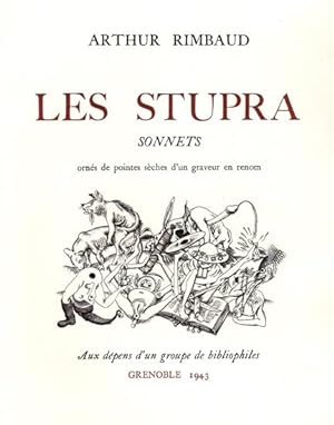 Image du vendeur pour Les Stupra. Sonnets orns de pointes sches d'un graveur en renom. mis en vente par Antiquariat Ars Amandi