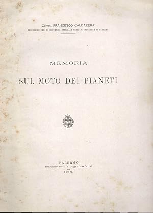 Memoria sul moto dei pianeti