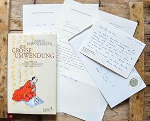 Bild des Verkufers fr Drei Briefe des Schriftstellers Herbert Rosendorfer (1934-2012) an den Maler Fabius von Gugel ber gemeinsame Projekte. zum Verkauf von Antiquariat Thomas Rezek