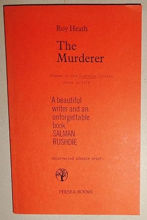 Seller image for The Murderer [Uncorrected Proof] for sale by DogStar Books