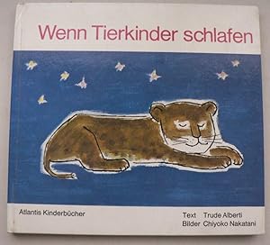 Seller image for Wenn Tierkinder schlafen for sale by Antiquariat UPP
