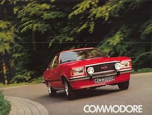 Commodore. Opel Commodore. (Auto-Werbung).