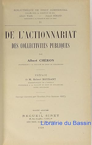 De l'actionnariat des collectivités publiques