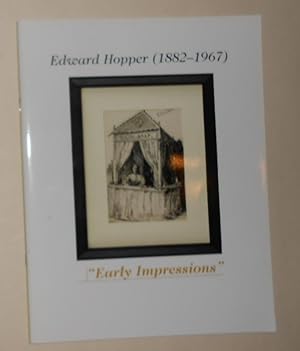 Seller image for Edward Hopper 1882 - 1967 Early Impressions (Provincetown Art Association and Museum, May 21 - July 4 / Berta Walker Gallery, Provincetown, July 30 - September 5 2010)) for sale by David Bunnett Books