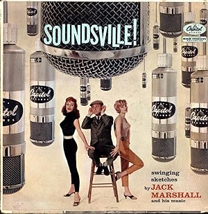 Soundsville! / swinging sketches (VINYL JAZZ LP, WITH MYSTERY GUEST JACKET MODEL / VIXENS OF VINYL)