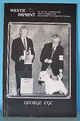 Bild des Verkufers fr WESTIE IMPRINT, VOL. XVI, NO. 2, SUMMER 2000 zum Verkauf von B A Downie Dog Books