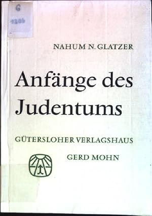 Image du vendeur pour Anfnge des Judentums. Eine Einfhrung. mis en vente par books4less (Versandantiquariat Petra Gros GmbH & Co. KG)