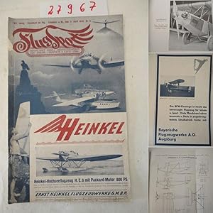 Flugsport. Illustrierte technische Zeitschrift und Anzeiger für das gesamte "Flugwesen". Unter Mi...