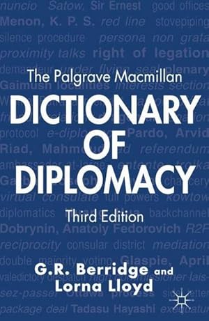 Immagine del venditore per The Palgrave Macmillan Dictionary of Diplomacy venduto da AHA-BUCH GmbH