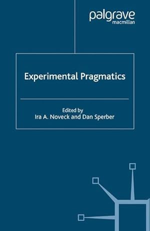 Image du vendeur pour Experimental Pragmatics mis en vente par AHA-BUCH GmbH