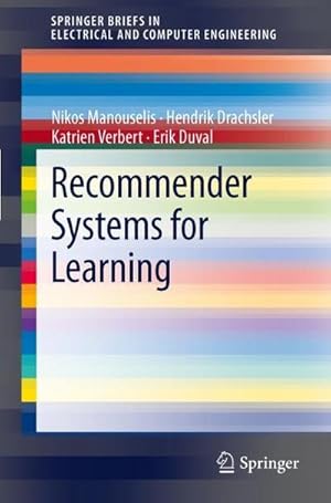 Image du vendeur pour Recommender Systems for Learning mis en vente par AHA-BUCH GmbH