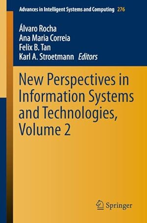 Bild des Verkufers fr New Perspectives in Information Systems and Technologies, Volume 2 zum Verkauf von AHA-BUCH GmbH