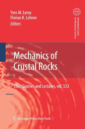 Image du vendeur pour Mechanics of Crustal Rocks mis en vente par AHA-BUCH GmbH