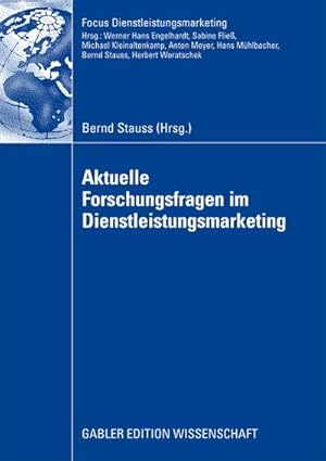 Bild des Verkufers fr Aktuelle Forschungsfragen im Dienstleistungsmarketing zum Verkauf von AHA-BUCH GmbH