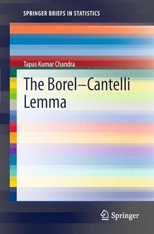 Image du vendeur pour The Borel-Cantelli Lemma mis en vente par AHA-BUCH GmbH