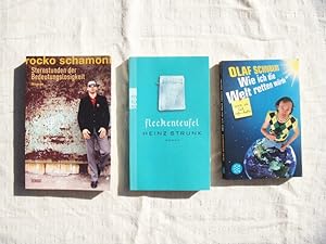 Bild des Verkufers fr Drei Bcher (Paket Literatur): 1. Sternstunden der Bedeutungslosigkeit. Roman. ; 2. Fleckenteufel ; 3. Wie ich die Welt retten wrde, wenn ich Zeit dafr htte zum Verkauf von Versandantiquariat Manuel Weiner