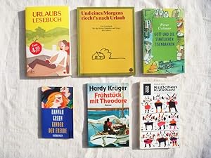 Immagine del venditore per Konvolut mit sechs Bcher (Paket Literatur): 1. Urlaubslesebuch ; 2. Und eines Morgens riechts nach Urlaub. Ein Lesebuch fr die freien Stunden und Tage des Jahres ; 3. Peter Ustinov - Gott und die Staatlichen Eisenbahnen ; 4. Kinder der Freude - Erzhlungen ; 5. Frhstck mit Theodore ; 6. Kchen, Kchen! - elf ungewhnliche Geschichten. venduto da Versandantiquariat Manuel Weiner