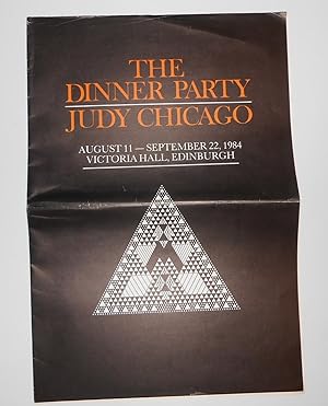 Image du vendeur pour Judy Chicago - The Dinner Party (August 11 September 22 1984, Victoria Hall Edinburgh) mis en vente par David Bunnett Books
