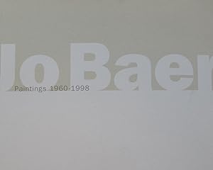 Jo Baer Paintings 1960-1998