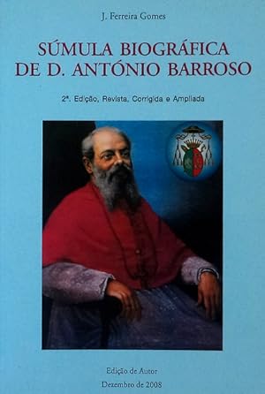 Seller image for SMULA BIOGRFICA DE D. ANTNIO BARROSO. for sale by Livraria Castro e Silva