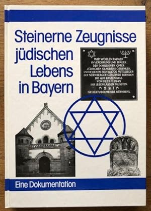Bild des Verkufers fr Steinerne Zeugnise jdischen Lebens in Bayern. Eine Dokumentation. zum Verkauf von Antiquariat Lohmann