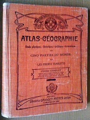 Seller image for v Atlas-gographie. tude physique, historique, politique. conomique des cinq parties du monde. Cours complet for sale by Livresse